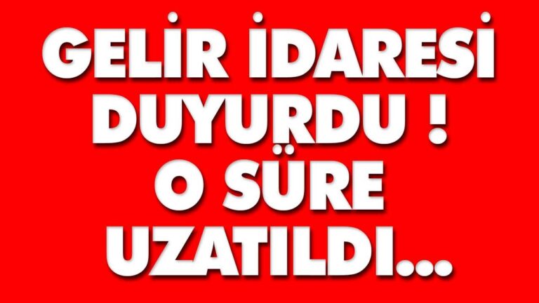 Yıllık gelir vergisi beyannamelerinin verme süresi