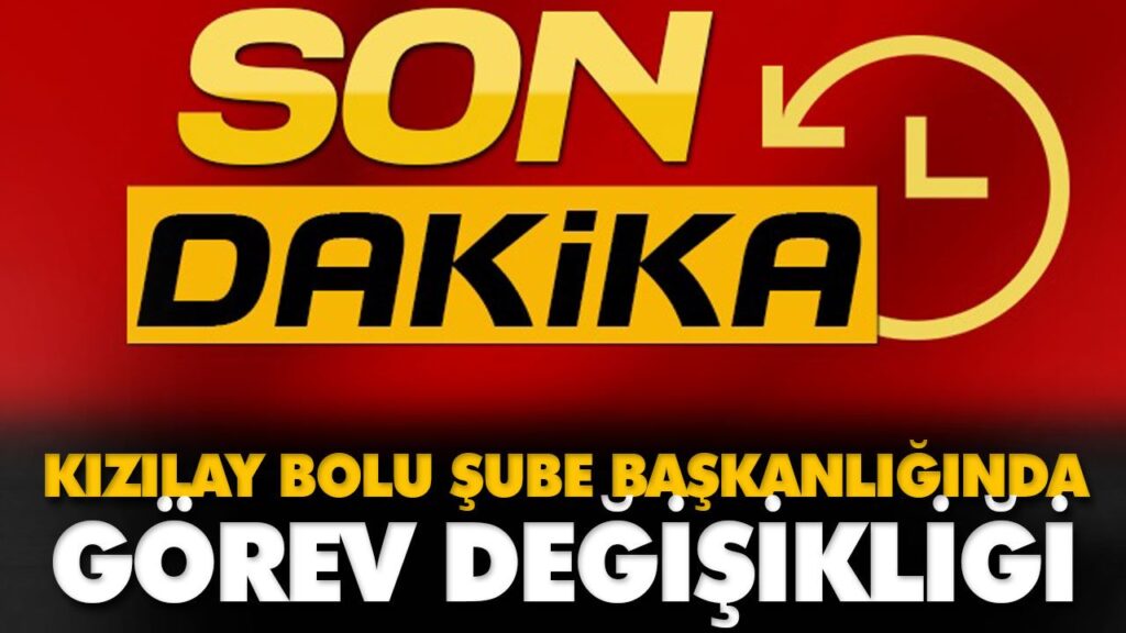 KIZILAY BOLU ŞUBE BAŞKANLIĞINDA GÖREV DEĞİŞİKLİĞİ KIZILAY BOLU ŞUBE BAŞKANLIĞINDA GÖREV DEĞİŞİKLİĞİ