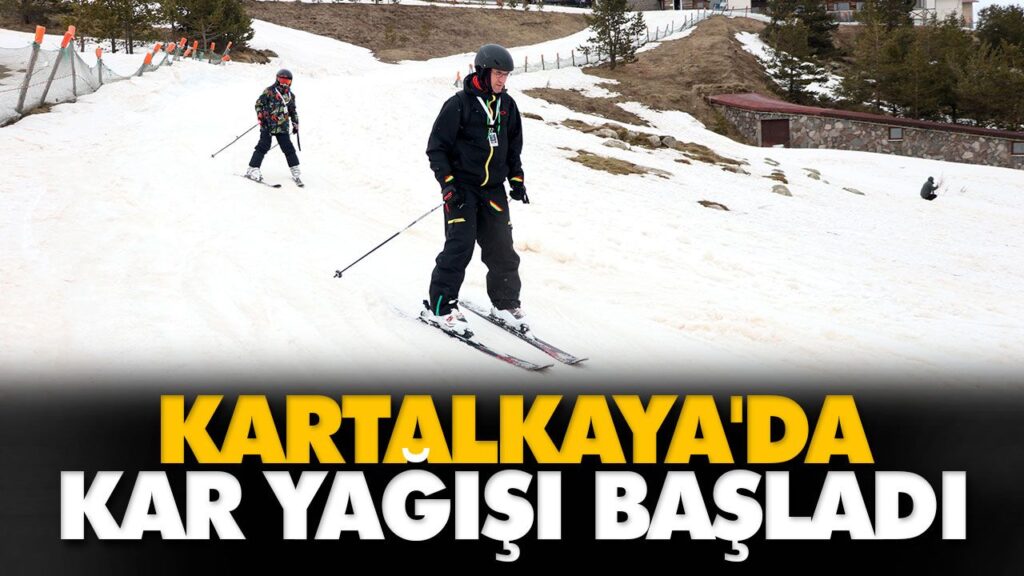 KARTALKAYA’DA KAR YAĞIŞI BAŞLADI KARTALKAYA’DA KAR YAĞIŞI BAŞLADI