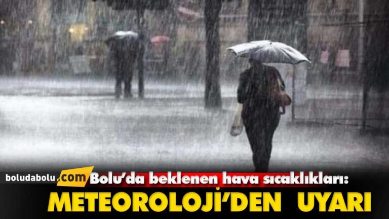 Bolu Hava Durumu…