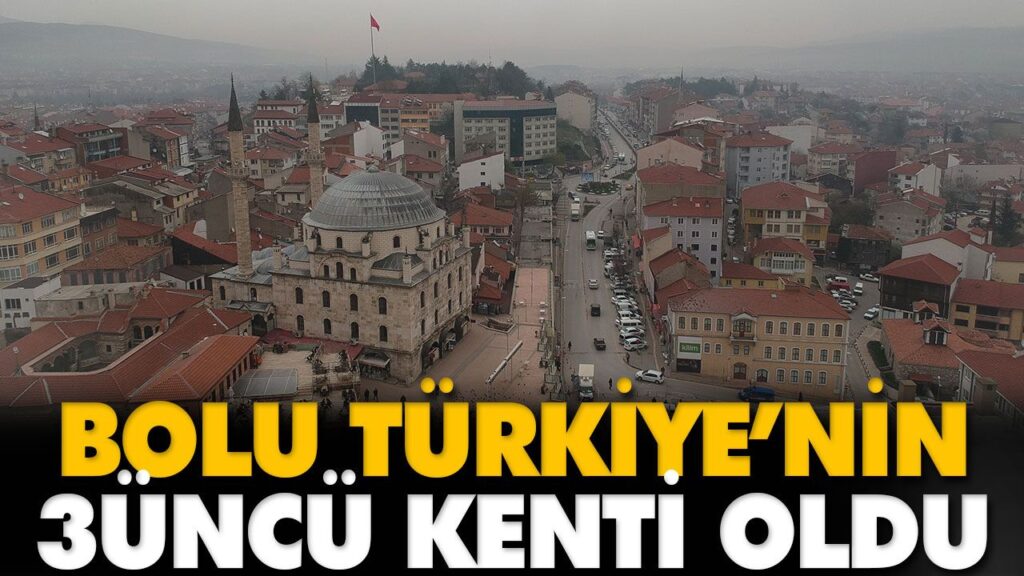 BOLUTÜRKİYE’NİN 3ÜNCÜ KENTİ OLDU BOLUTÜRKİYE’NİN 3ÜNCÜ KENTİ OLDU