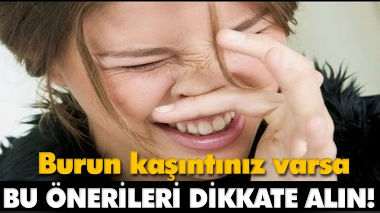 Burun kaşıntısı neden olur?