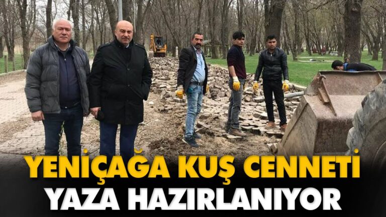 YENİÇAĞA KUŞ CENNETİ YAZA HAZIRLANIYOR