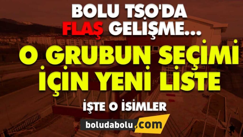 BOLU TİCARET SANAYİ ODASI SEÇİMİ BOLU TİCARET SANAYİ ODASI SEÇİMİ
