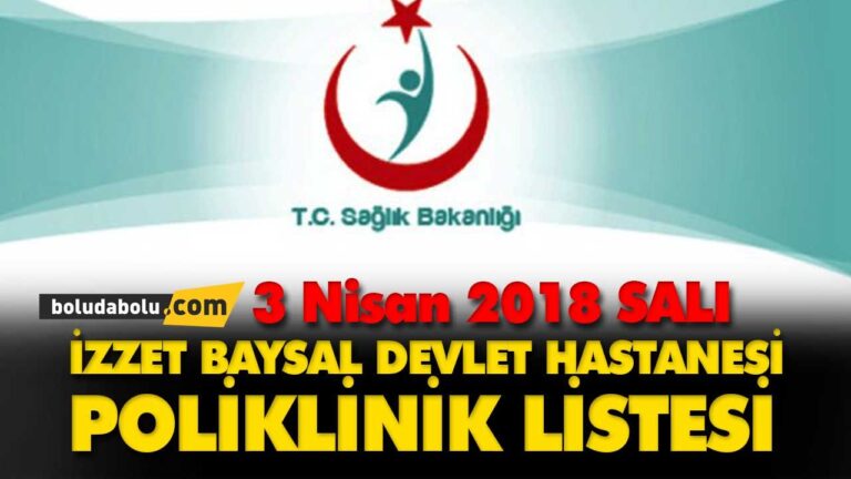 Doktor Poliklinik Listesi | BOLU