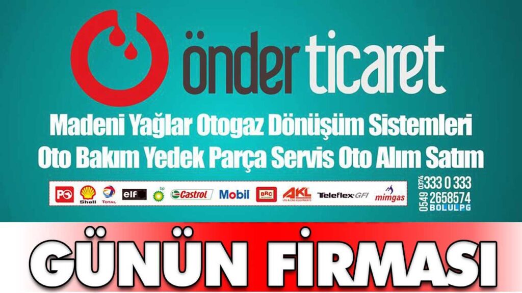 ÖNDER TİCARET BOLU ÖNDER TİCARET BOLU