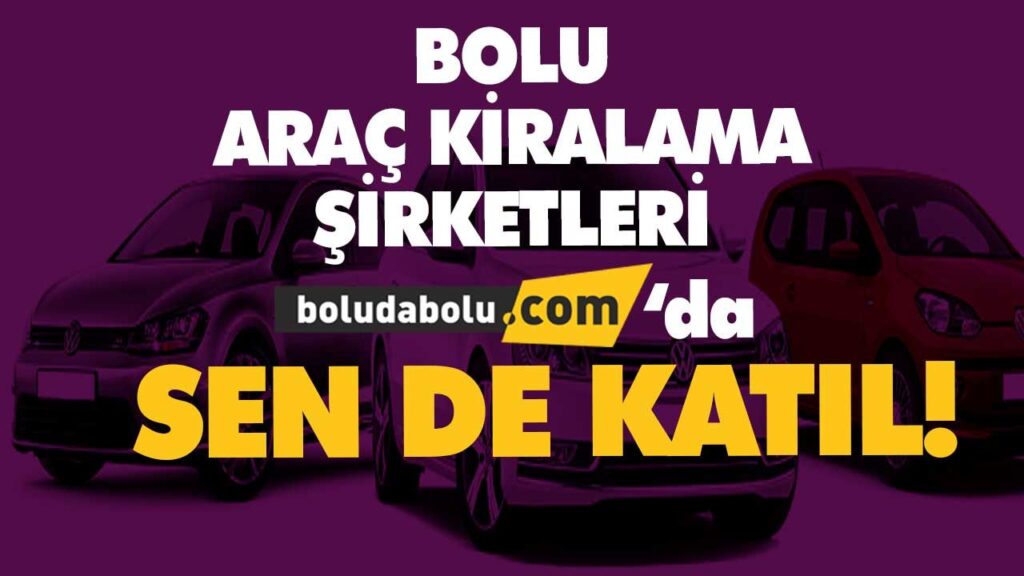 Bolu rent a car araç-oto kiralama