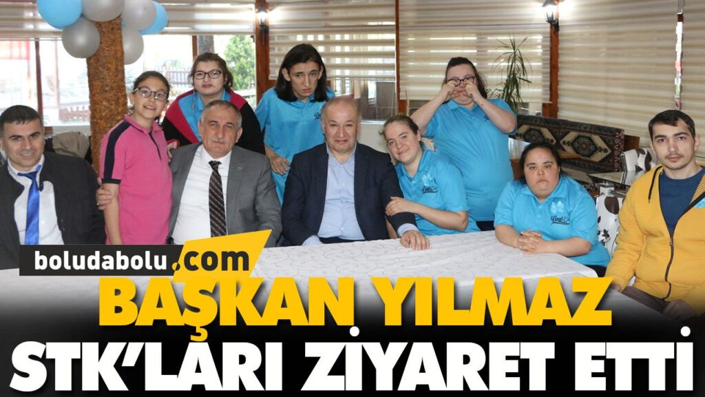 BAŞKAN YILMAZ STK’LARI ZİYARET ETTİ BAŞKAN YILMAZ STK’LARI ZİYARET ETTİ