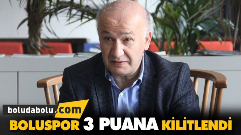BOLUSPOR 3 PUANA KİLİTLENDİ