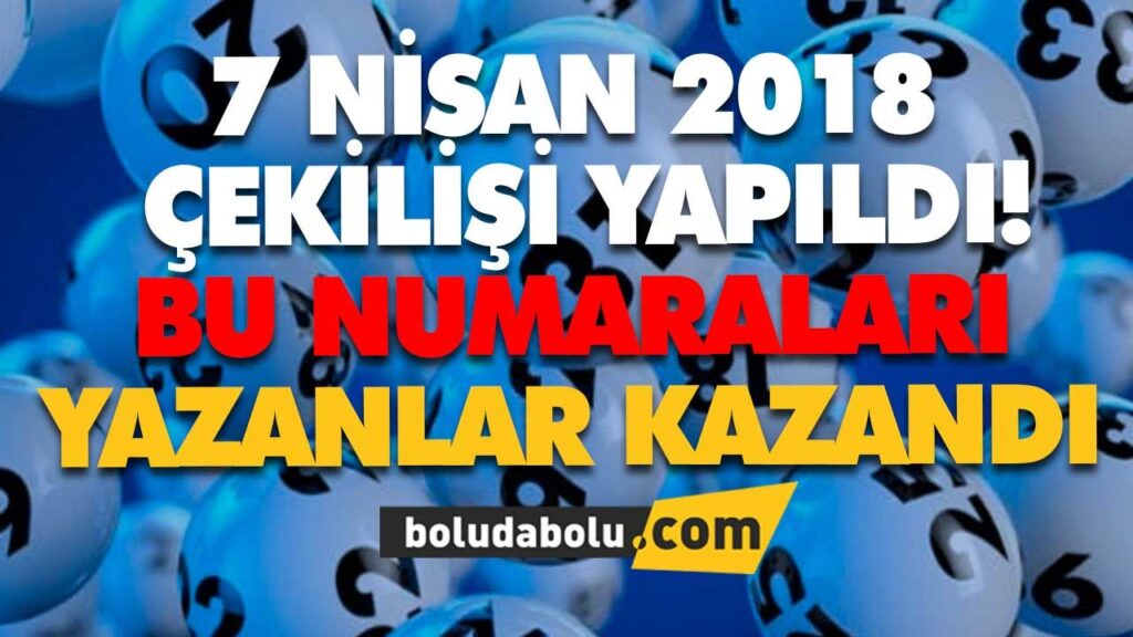 7 Nisan Sayısal Loto sonucu
