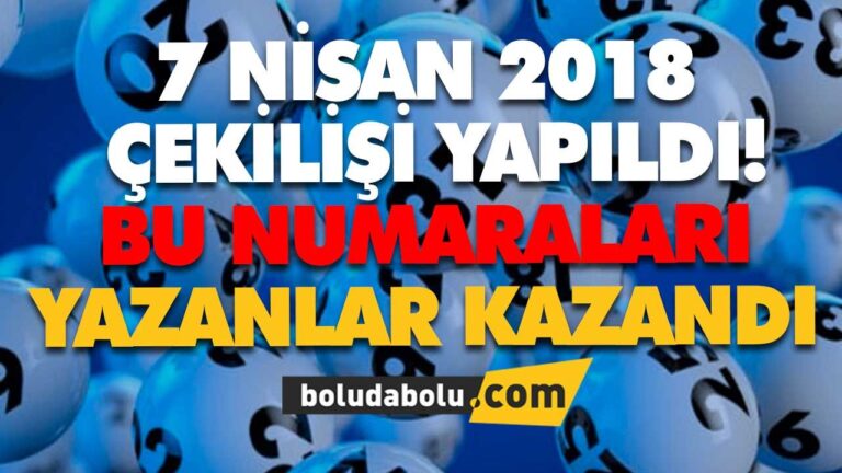 7 Nisan Sayısal Loto sonucu