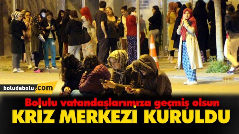 KRİZ MERKEZİ KURULDU