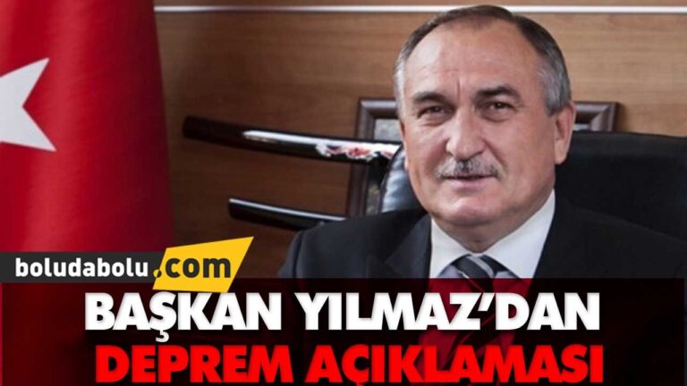 Alaaddin Yılmaz’dan deprem açıklaması