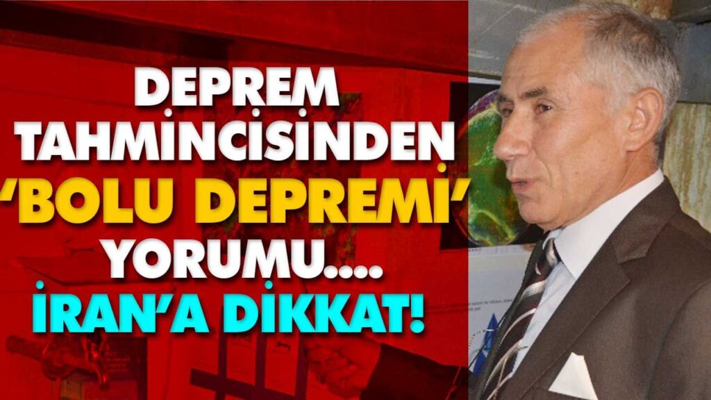 Kadir Sütçü, ‘Bolu’daki deprem…’ Kadir Sütçü, ‘Bolu’daki deprem…’