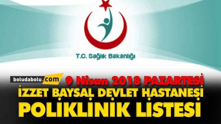 İzzet Baysal Devlet Hastanesi Poliklinik