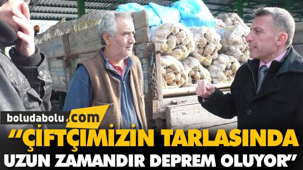 “ÇİFTÇİMİZİN TARLASINDA UZUN ZAMANDIR DEPREM OLUY “ÇİFTÇİMİZİN TARLASINDA UZUN ZAMANDIR DEPREM OLUY
