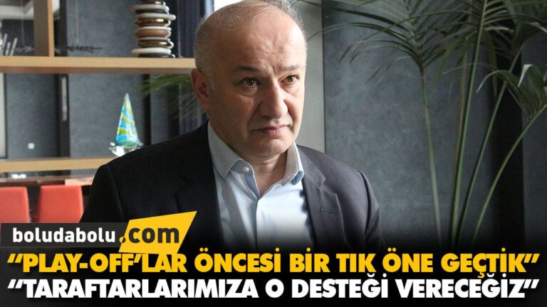 “PLAY-OFF’LAR ÖNCESİ BİR TIK ÖNE GEÇTİK”