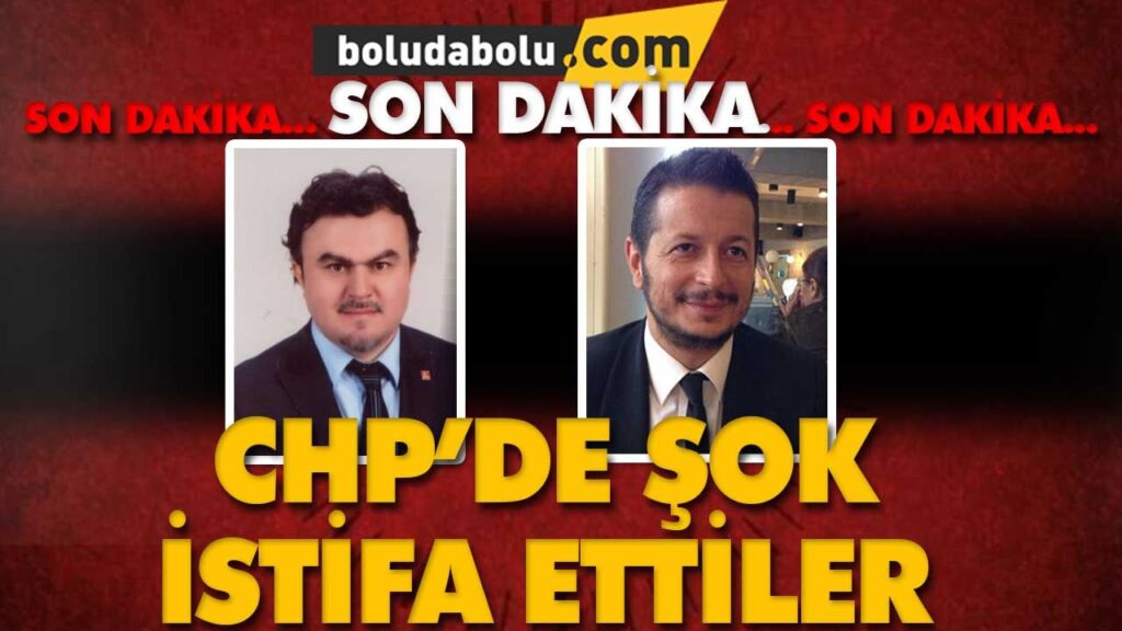 CHP’de istifa şoku!