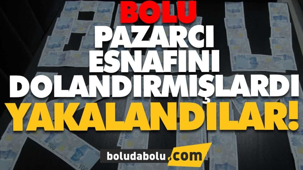SAHTE PARA İLE ÖDEDİLER
