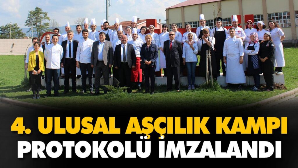 4. ULUSAL AŞÇILIK KAMPI PROTOKOLÜ İMZALANDI 4. ULUSAL AŞÇILIK KAMPI PROTOKOLÜ İMZALANDI