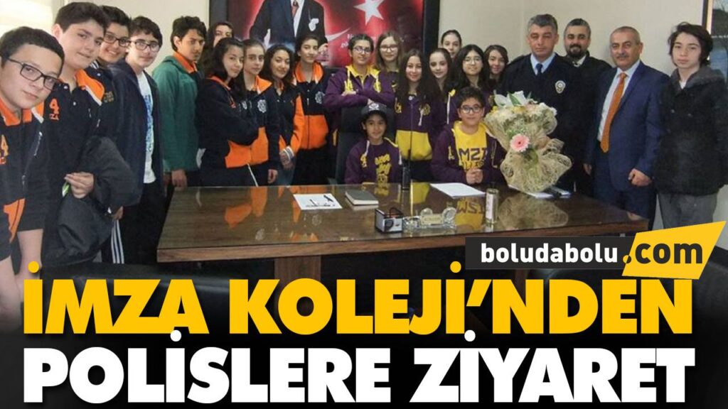 İMZA KOLEJİ’NDEN POLİSLERE ZİYARET İMZA KOLEJİ’NDEN POLİSLERE ZİYARET