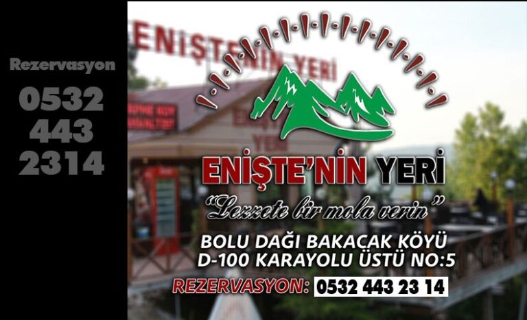 Eniştenin Yeri Bolu Dağı Et Lokantası