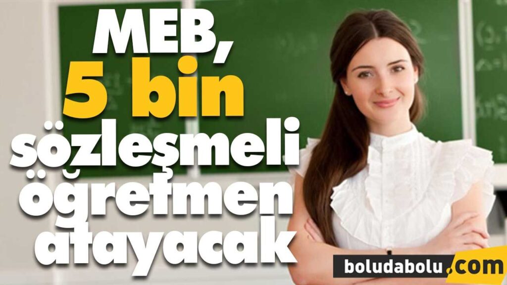 Sözleşmeli öğretmen atanacak Sözleşmeli öğretmen atanacak