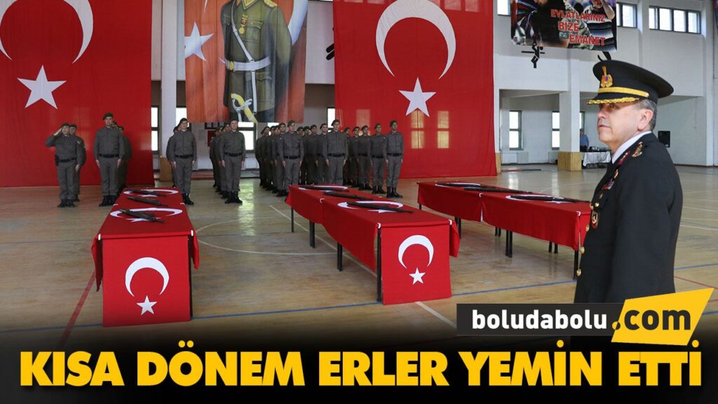 KISA DÖNEM ERLER YEMİN ETTİ KISA DÖNEM ERLER YEMİN ETTİ