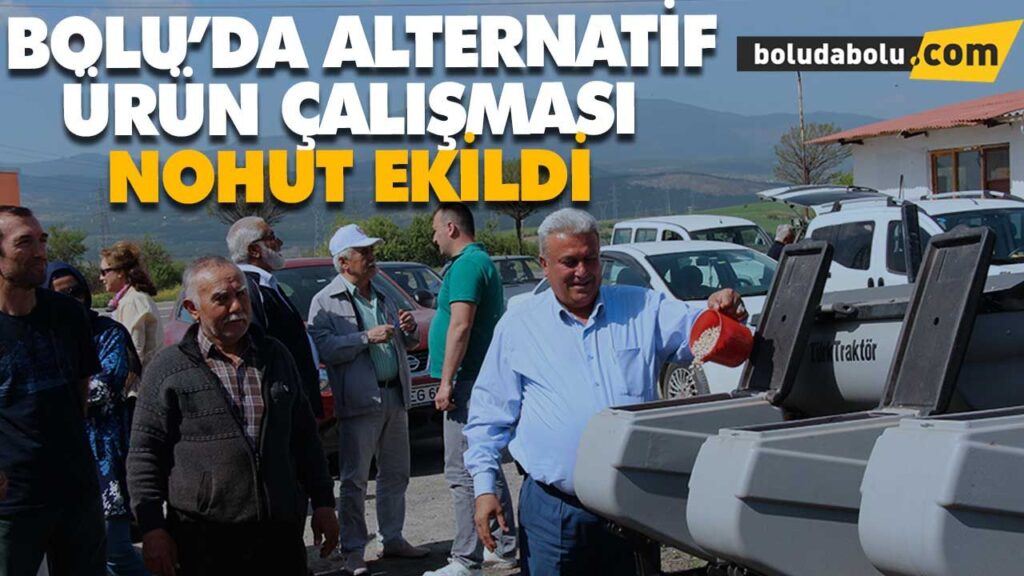BOLU’DA ALTERNATİF ÜRÜN NOHUT