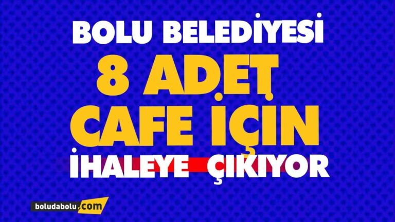 8 ADET KAFE KİRAYA VERİLİYOR