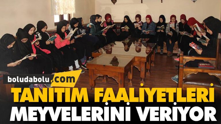 TANITIM FAALİYETLERİ MEYVELERİNİ VERİYOR