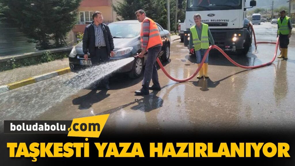 TAŞKESTİ YAZA HAZIRLANIYOR TAŞKESTİ YAZA HAZIRLANIYOR