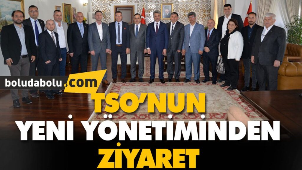 TSO’NUN YENİ YÖNETİMİNDEN ZİYARET TSO’NUN YENİ YÖNETİMİNDEN ZİYARET