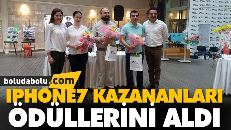 IPHONE7 KAZANANLARI ÖDÜLLERİNİ ALDI
