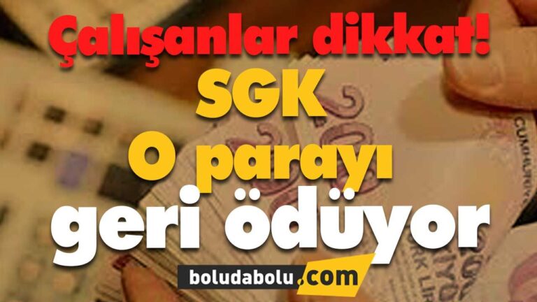SGK’dan fazla primleri geri alma hakkı