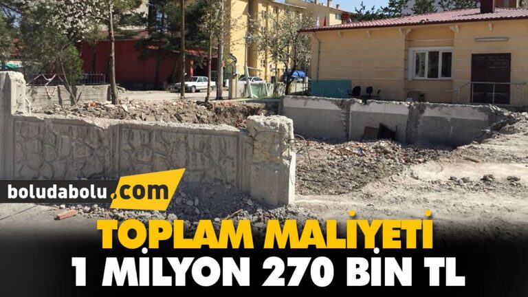 TOPLAM MALİYETİ 1 MİLYON 270 BİN TL