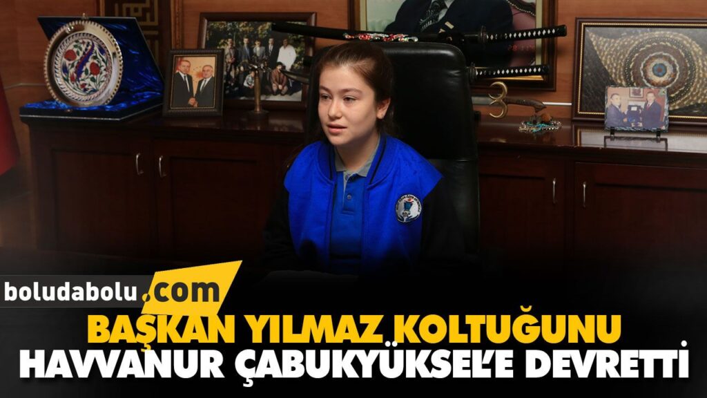 BAŞKAN YILMAZ KOLTUĞUNU HAVVANUR ÇABUKYÜKSEL’E DEV BAŞKAN YILMAZ KOLTUĞUNU HAVVANUR ÇABUKYÜKSEL’E DEV