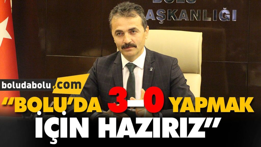 “BOLU’DA 3–0 YAPMAK İÇİN HAZIRIZ” “BOLU’DA 3–0 YAPMAK İÇİN HAZIRIZ”