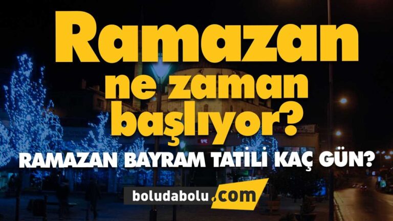 Ramazan ayı ne zaman başlıyor?