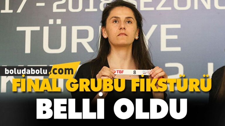 FİNAL GRUBU FİKSTÜRÜ BELLİ OLDU