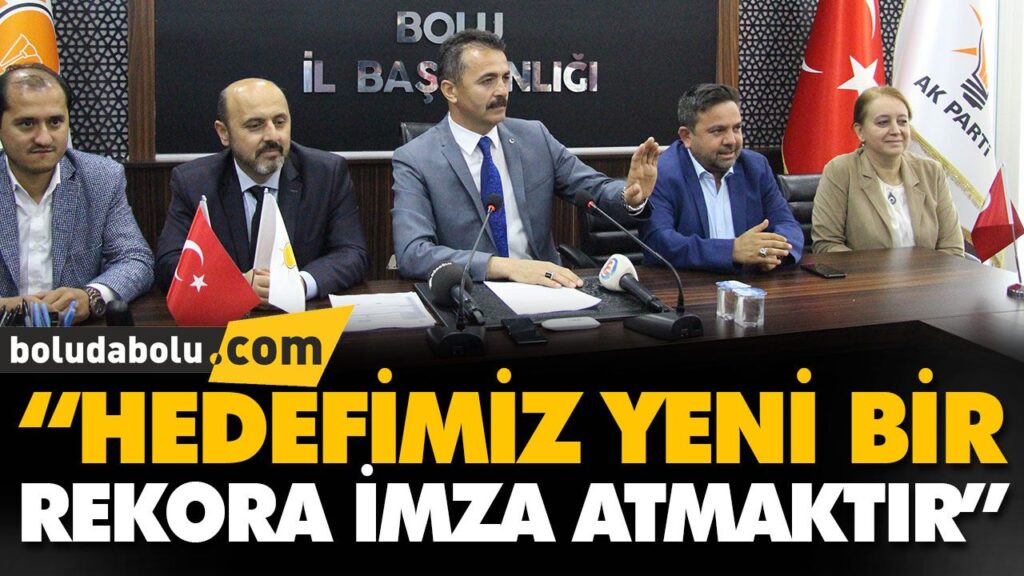 “HEDEFİMİZ YENİ BİR REKORA İMZA ATMAKTIR” “HEDEFİMİZ YENİ BİR REKORA İMZA ATMAKTIR”