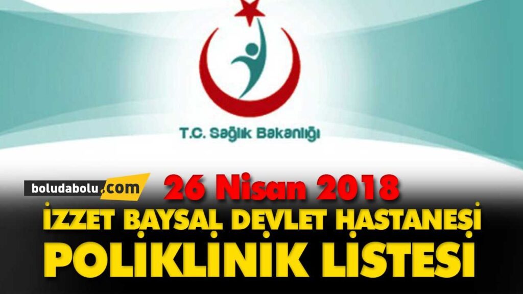 İzzet Baysal Devlet Hastanesi Poliklinik