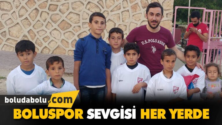 BOLUSPOR SEVGİSİ HER YERDE