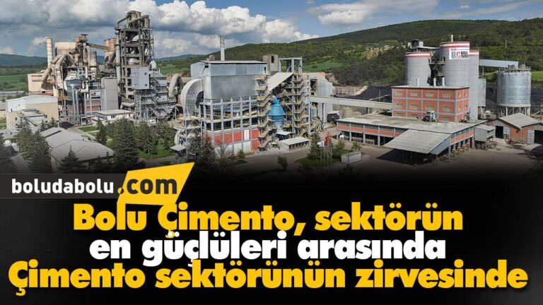 Bolu Çimento, sektörün en güçlüleri arasında