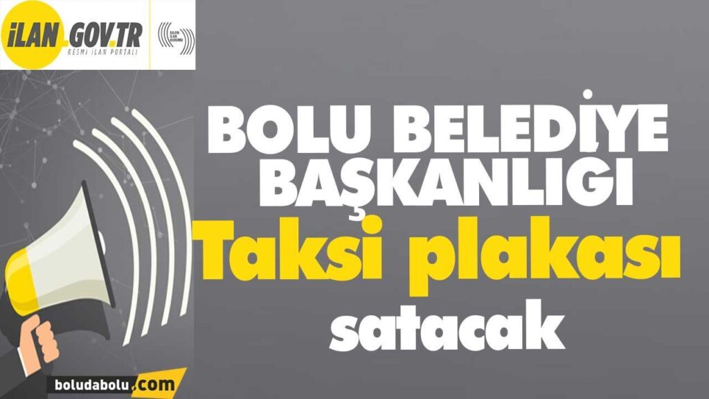 Taksi Plakası Satılacak