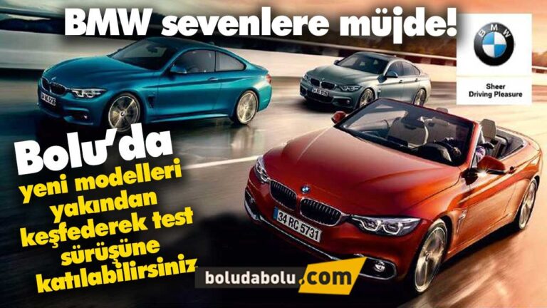 BMW SÜRÜŞ KEYFİ BOLU’DA