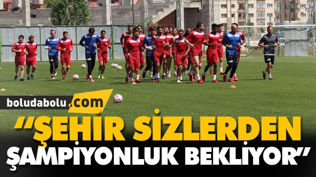 “ŞEHİR SİZLERDEN ŞAMPİYONLUK BEKLİYOR” “ŞEHİR SİZLERDEN ŞAMPİYONLUK BEKLİYOR”