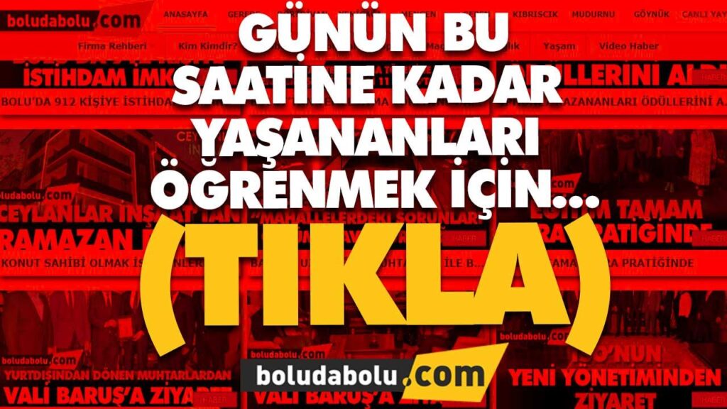 BOLU HABER