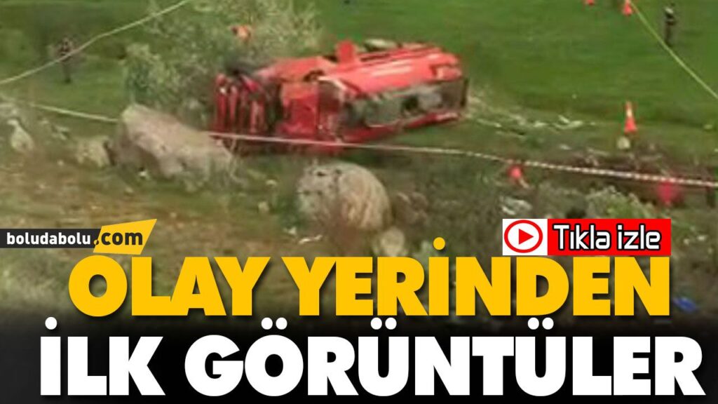 OLAY YERİNDEN İLK GÖRÜNTÜLER