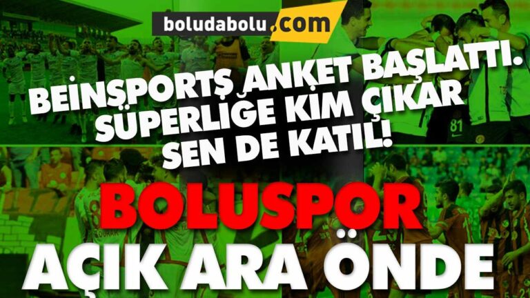BEİNSPORTS ANKETİ BOLUSPOR ÖNDE